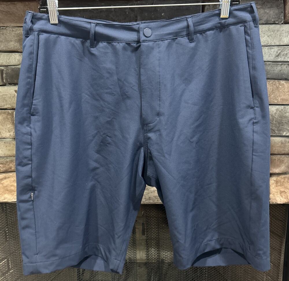 Men’s CUTS Clothing Blue For The Sport Of Business Flat Front Shorts Size 38 *C8